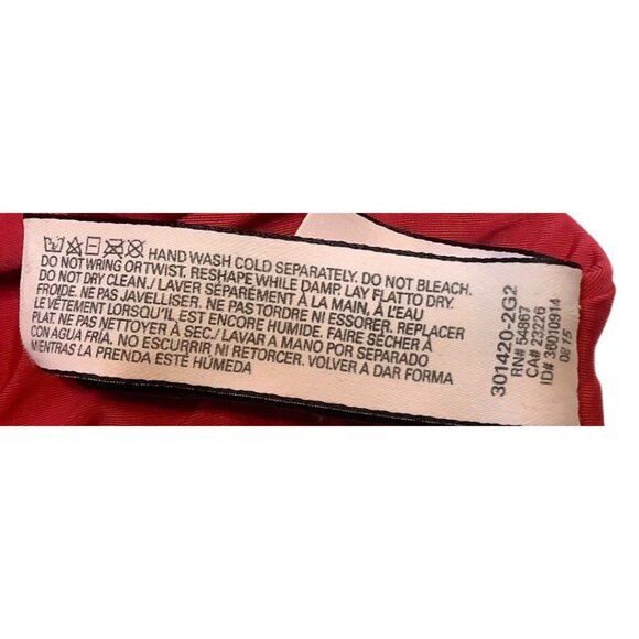 Victoria's Secret Red 34C No-Wire Bra Smooth Adjustable Straps Back Closure - Picture 5 of 6